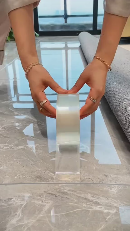 Cinta magic tecnologia nano doble cara 5 metros  lavable y reutilizable